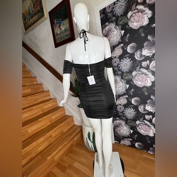 Free People THIRD FORM LOOK THROUGH OFF SHOULDER
MINI - BLACK - Picture 9 of 9